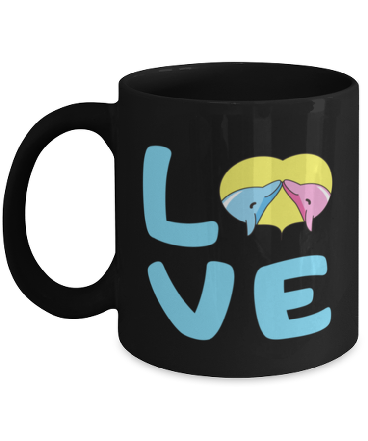 Coffee Mug Funny Love Dolphin Ocean Animal