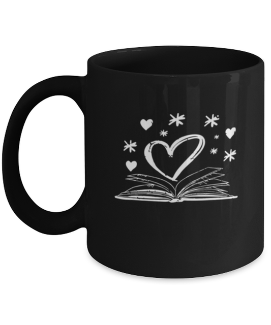 Coffee Mug Funny Bookworm Librarian Valentines Day