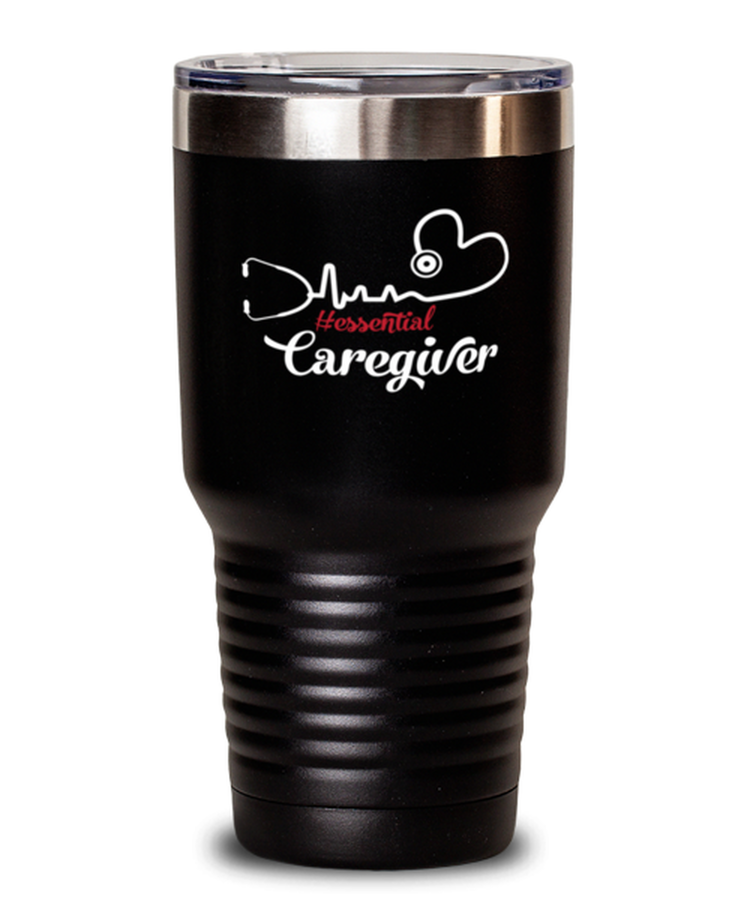 30 oz Tumbler Stainless Steel Insulated  Funny Essential Caregiver Nurse