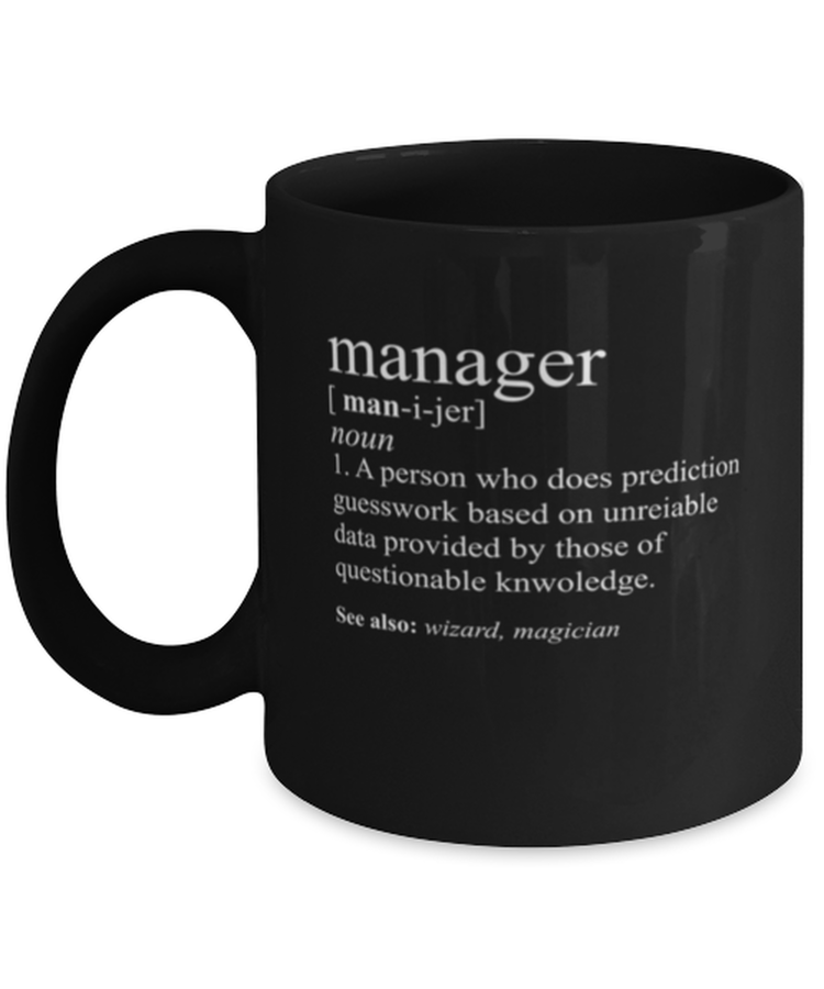 Coffee Mug Funny Manager Definition Business