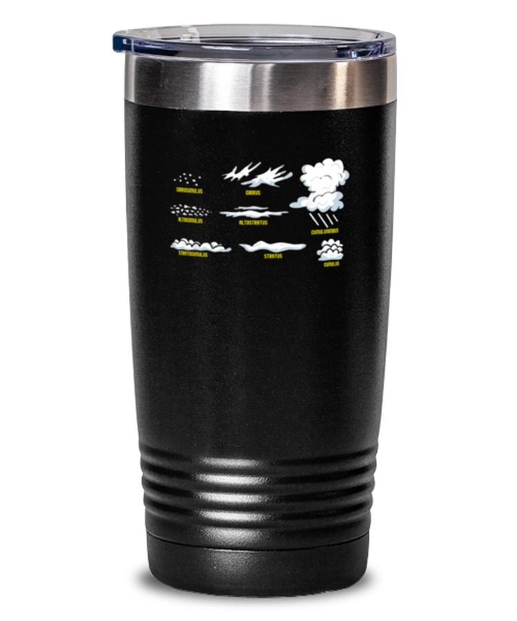 20 oz Tumbler Stainless Steel Insulated  Funny Meteorologists Climatology Work