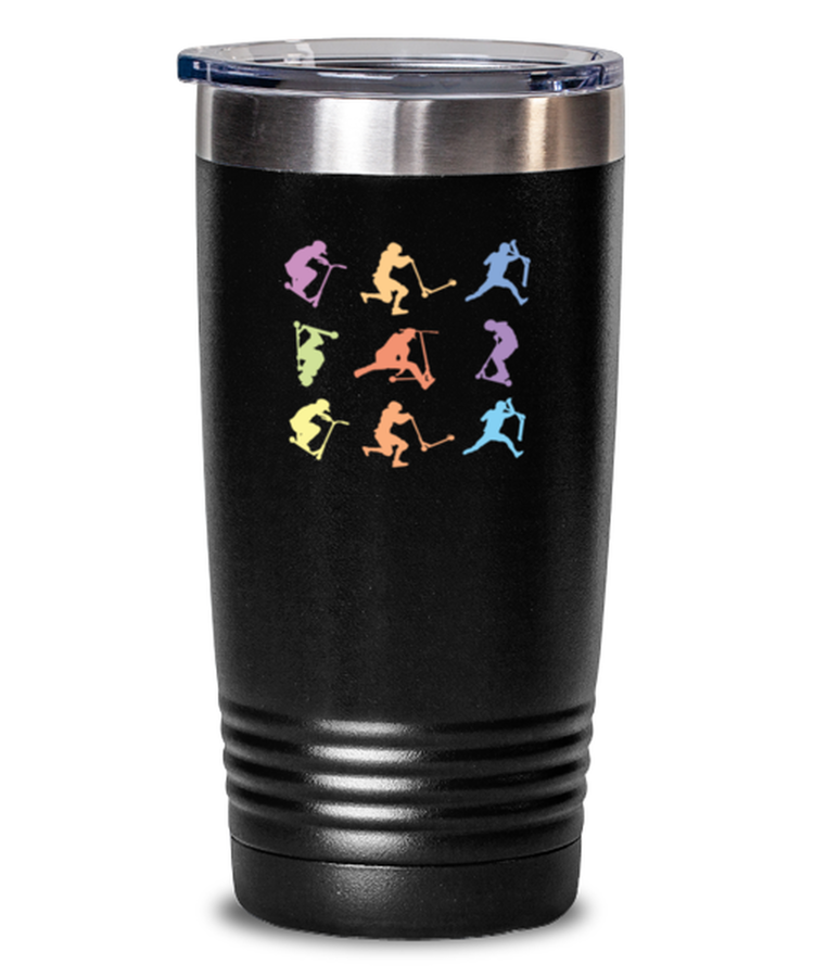 20 oz Tumbler Stainless Steel Insulated  Funny Scooter Tricks