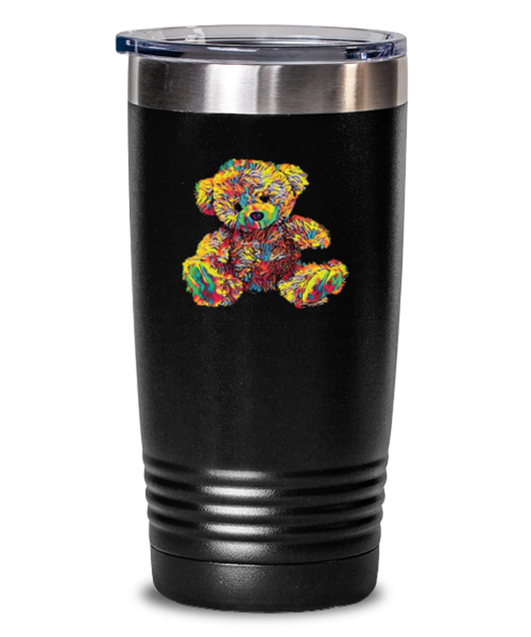 20 oz Tumbler Stainless Steel Insulated Funny Teddy Bear Stuffed Toy