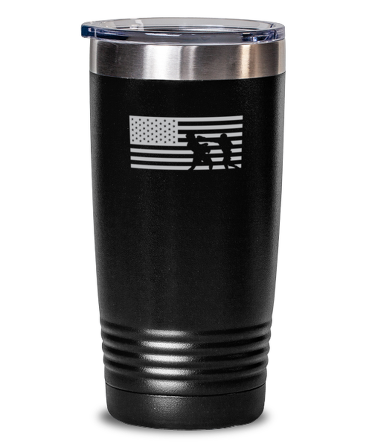 20 oz Tumbler Stainless Steel Insulated Funny American flag Boxer