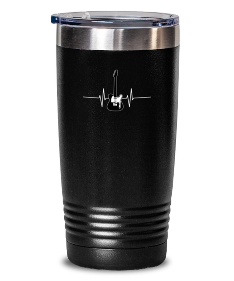 20 oz Tumbler Stainless Steel Insulated Funny Guitar Guitarist Musician