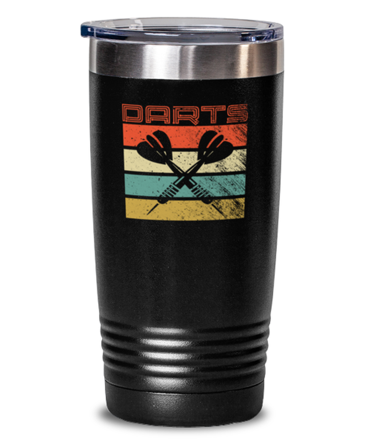 20 oz Tumbler Stainless Steel Insulated Funny Dart Sport Tournament