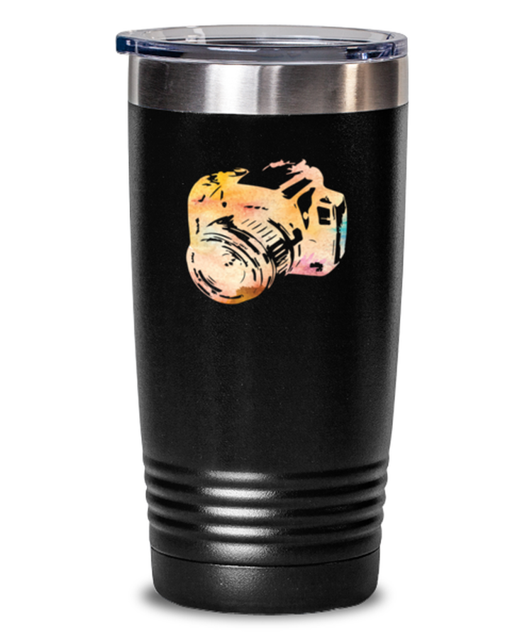 20 oz Tumbler Stainless Steel Insulated Funny Photography Camera