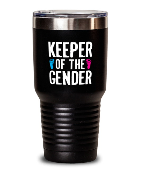 30 oz Tumbler Stainless Steel Insulated Funny Keeper of the Gender