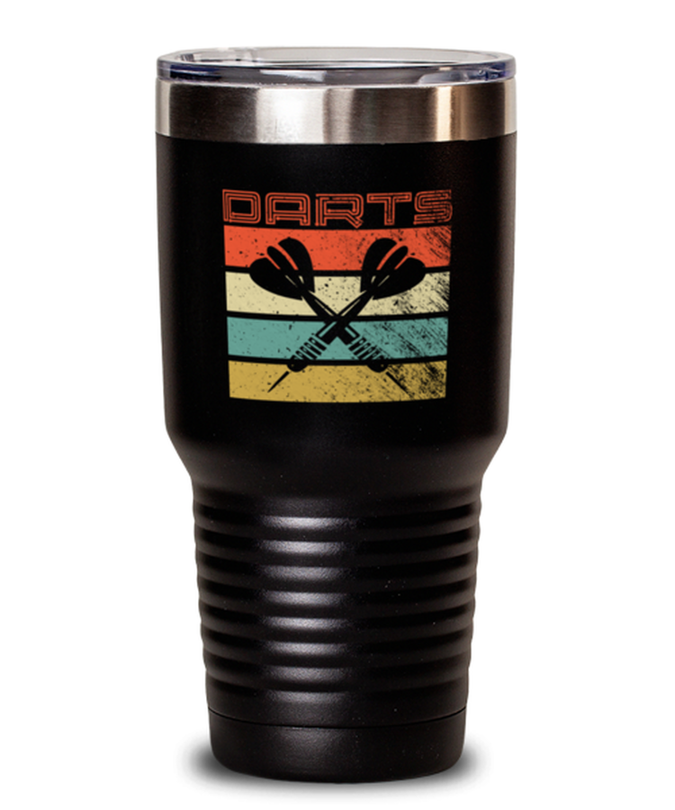 30 oz Tumbler Stainless Steel Insulated Funny Dart Sport Tournament