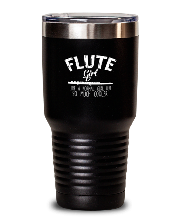 30 oz Tumbler Stainless Steel Insulated Funny Flute Music Instrument