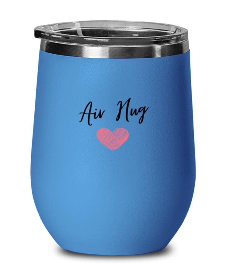 Wine Tumbler Stainless Steel Insulated  Funny Air Hug social distancing