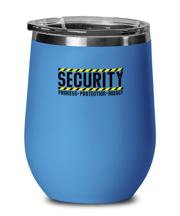 Wine Tumbler Stainless Steel Insulated  Funny Security Princess Father's day