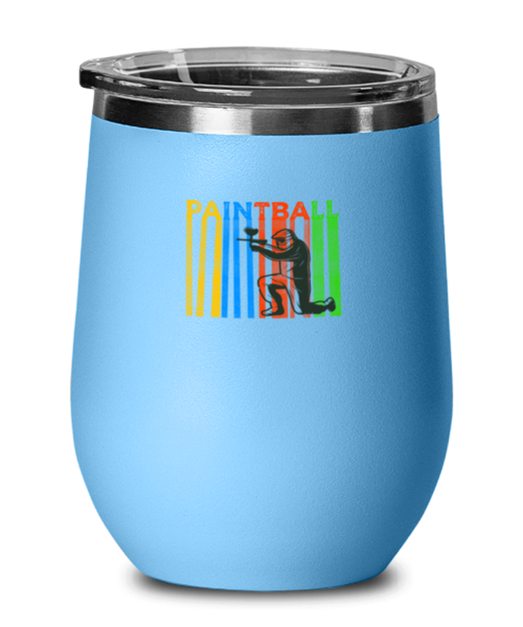 Wine Tumbler Stainless Steel Insulated Funny Paintball Game Paintballing