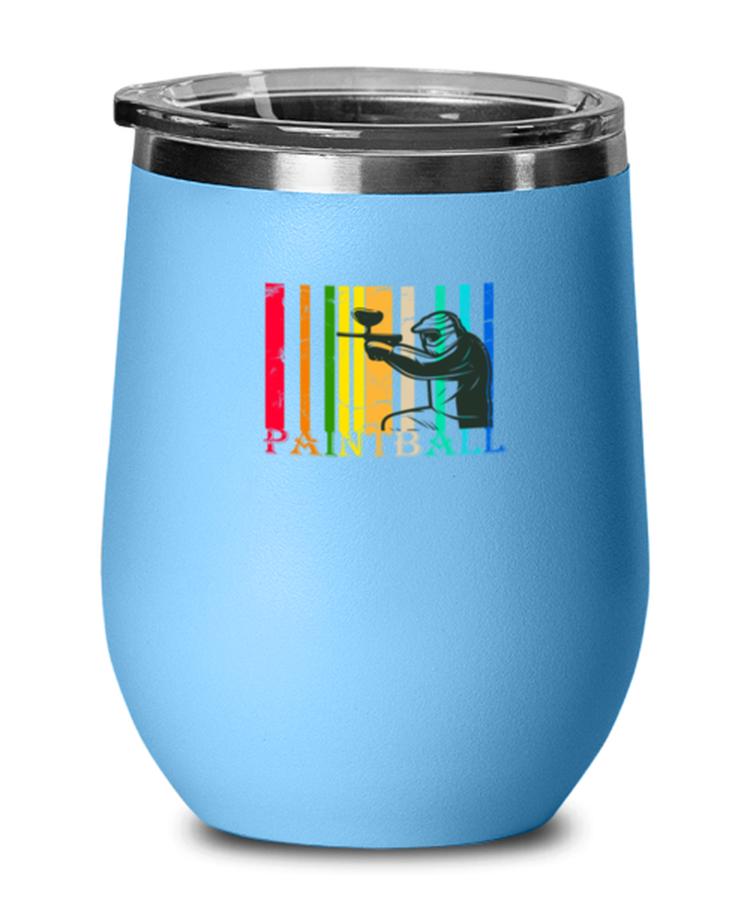 Wine Tumbler Stainless Steel Insulated Funny Paintball Game Paintballing