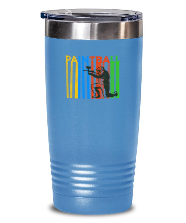 20 oz Tumbler Stainless Steel Insulated Funny Paintball Game Paintballing
