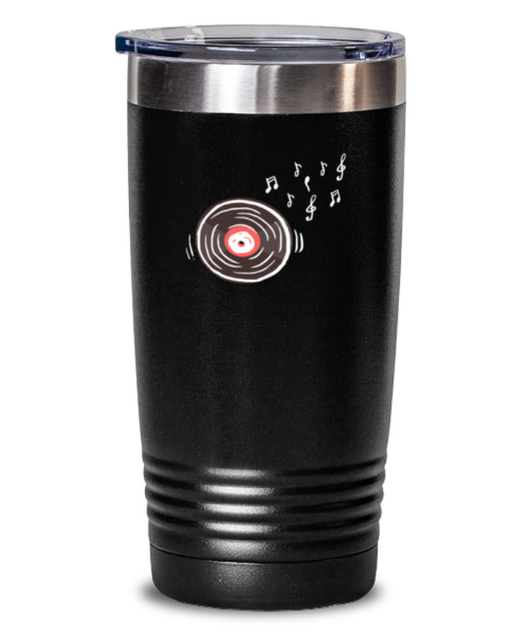 20 oz Tumbler Stainless Steel Insulated Funny Vinyl Record Music Lover