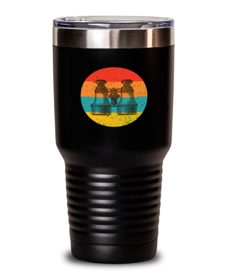 30 oz Tumbler Stainless Steel Insulated Funny Binocular birdwatcher