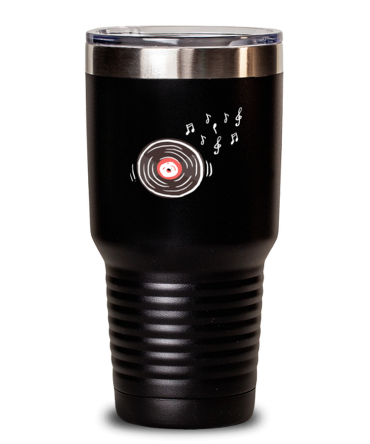 30 oz Tumbler Stainless Steel Insulated Funny Vinyl Record Music Lover