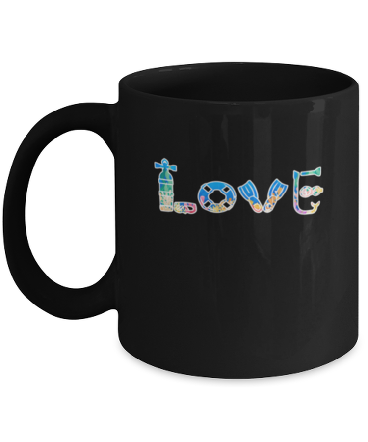 Coffee Mug Funny Love Diving Ocean Diver