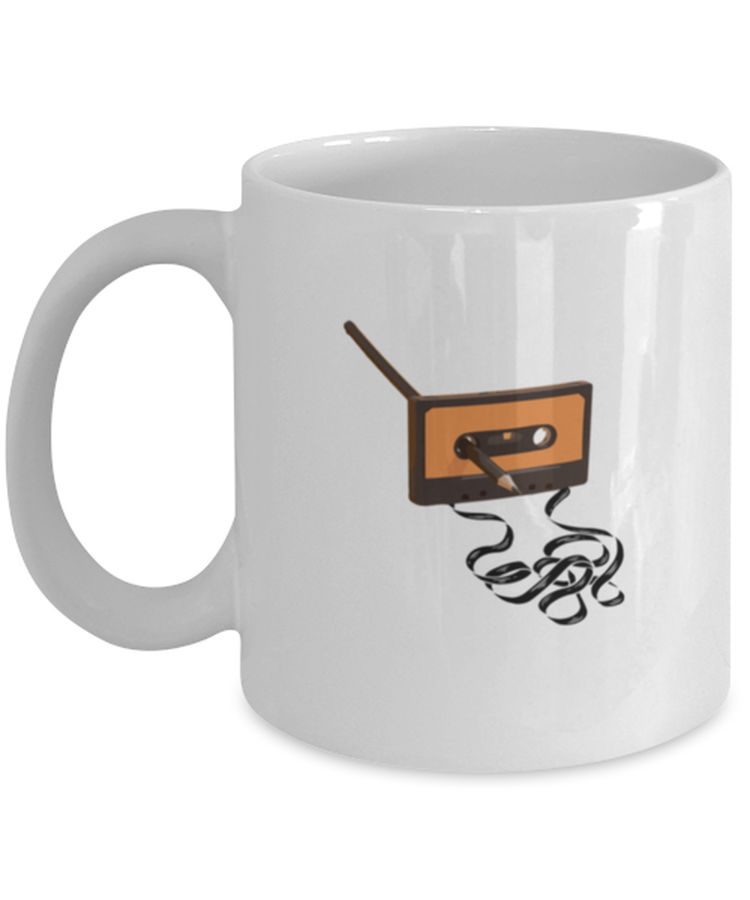 Coffee Mug Funny Cassette Tape Music Vintage