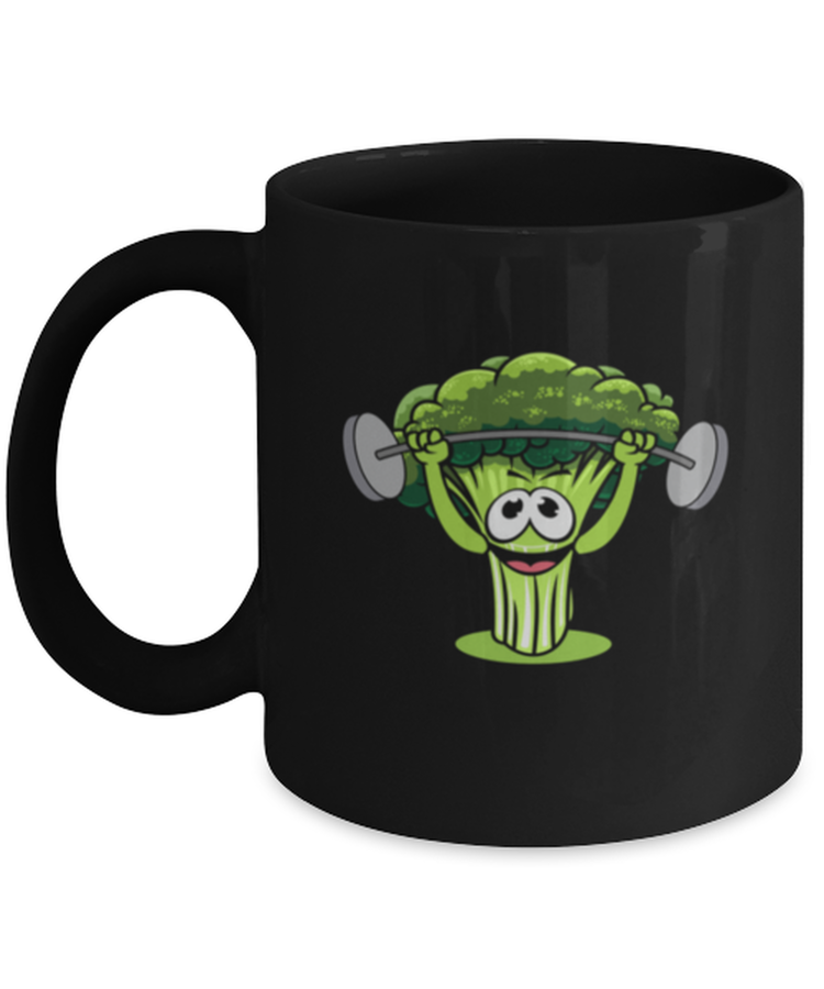 Coffee Mug Funny Powerlifting Broccoli Gym Workout