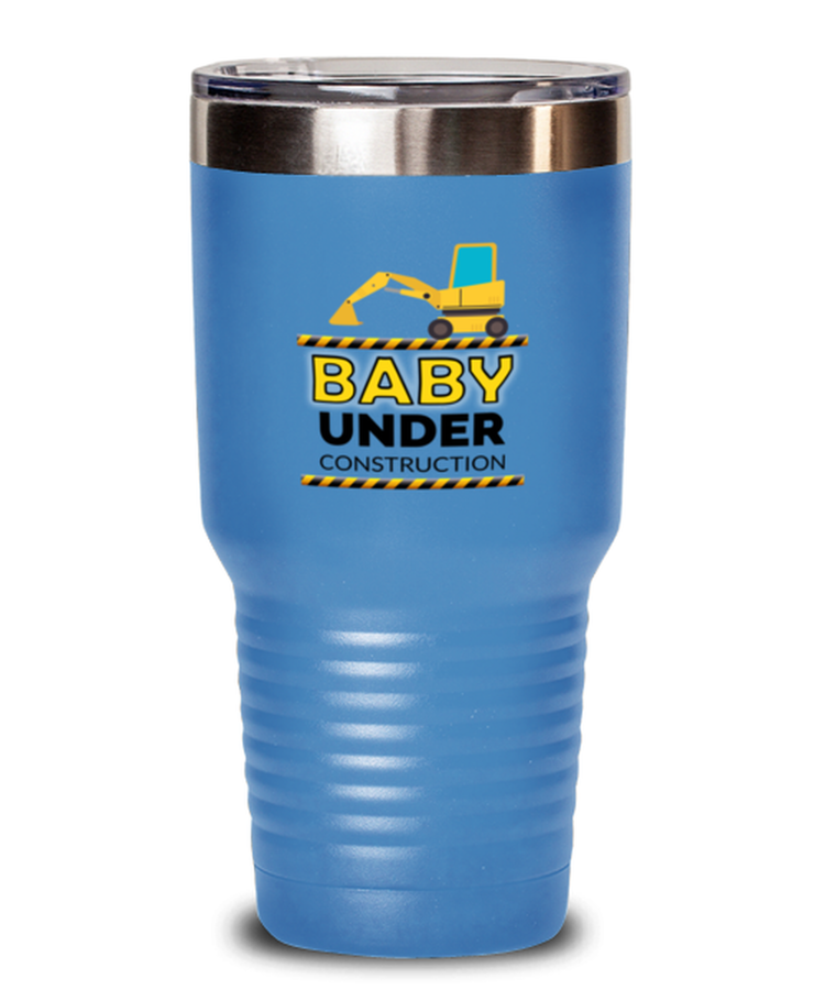 30 oz Tumbler Stainless Steel Insulated  Funny Baby Announcement Under Construction