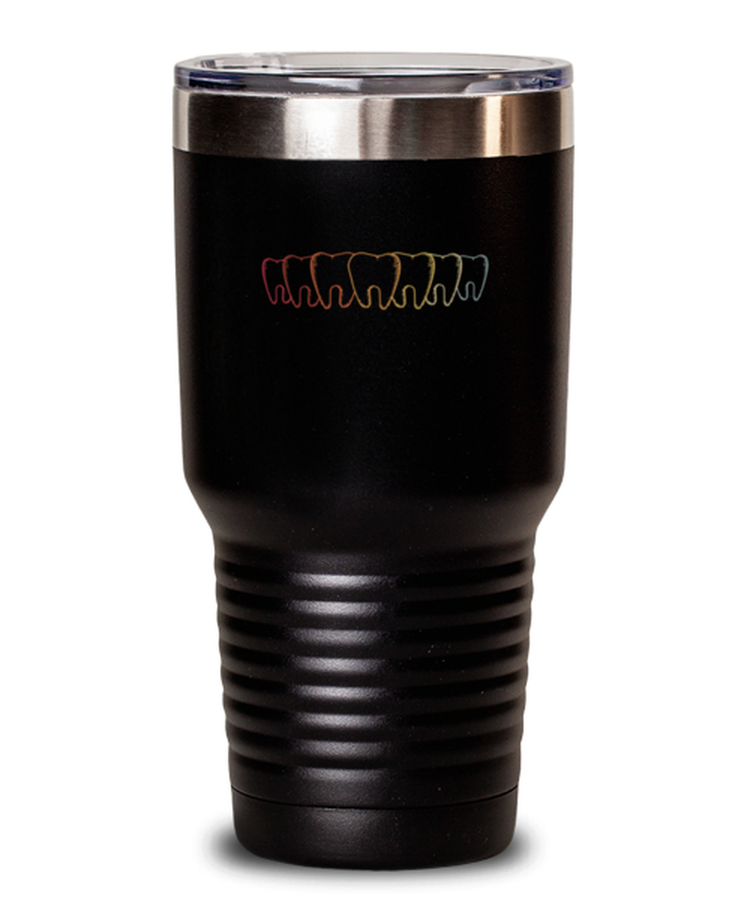 30 oz Tumbler Stainless Steel Insulated  Funny Dentist Dental Teeth