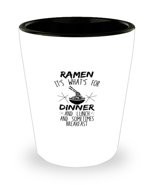 Shot Glass Party  Funny Ramen Dinner Lunch Japanese Food