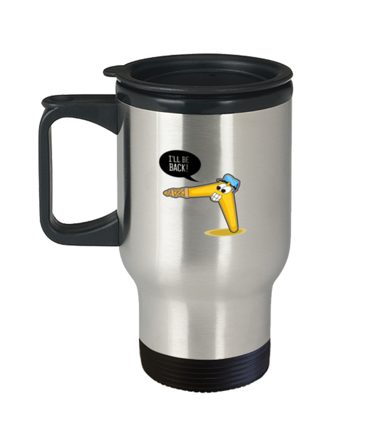 Coffee Travel Mug Funny I'll Be Back Boomerang Sports