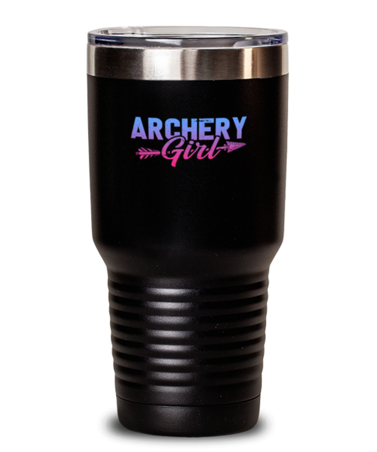 Tumbler 30 oz Stainless Steel Insulated Funny Archery Girl Athlete