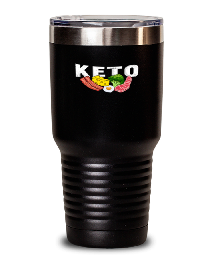 Tumbler 30 oz Stainless Steel Insulated Funny Keto Low-Carb Diet ketogenic