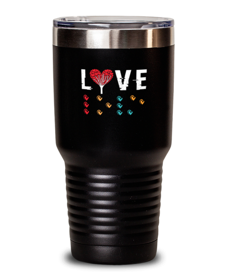 Tumbler 30 oz Stainless Steel Insulated Funny Braille love