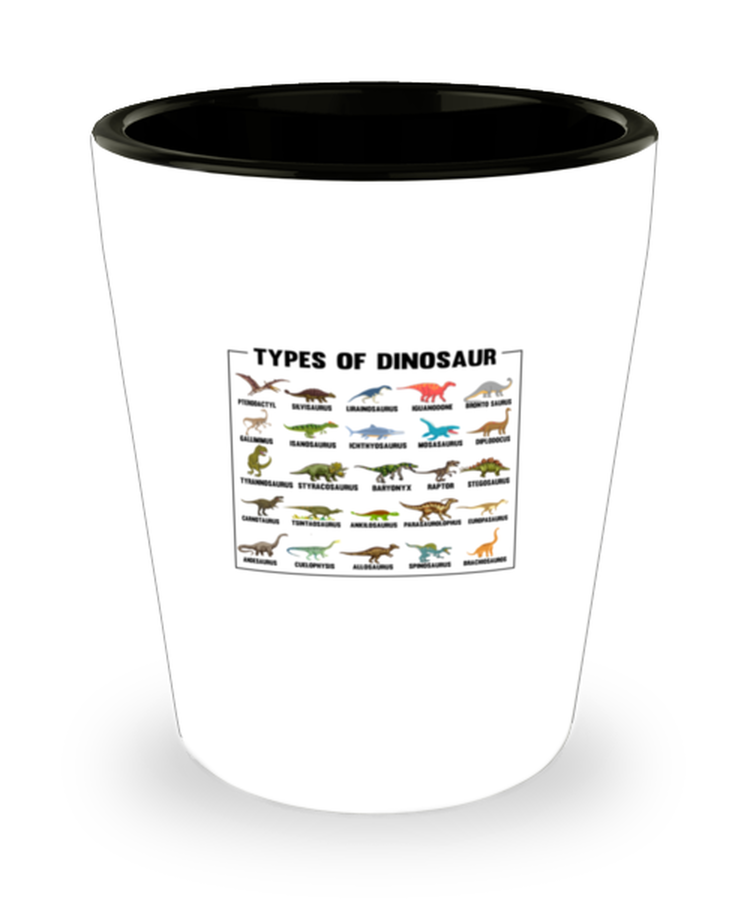 Shot Glass Party Types Of Dinosaurs Dino Identification