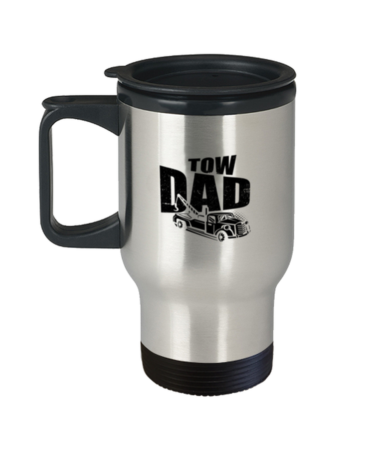 Coffee Travel Mug  Tow Dad Truck Trucker Worker