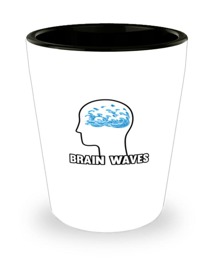 Shot Glass Party Funny Brain Waves Neurobiology