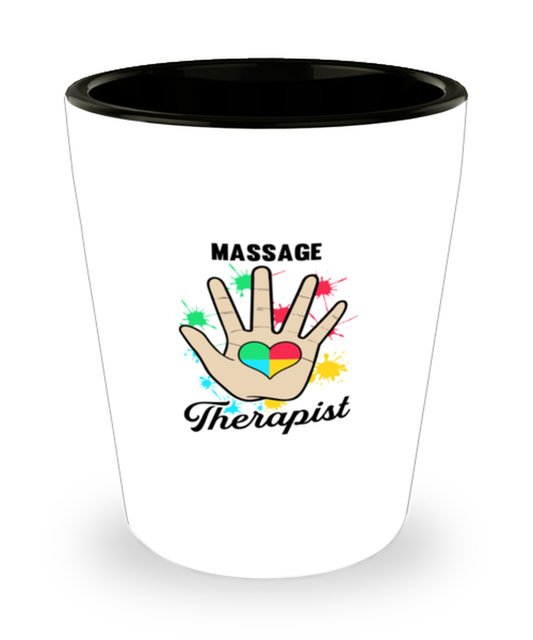 Shot Glass Party Funny Massage Therapist physical therapists