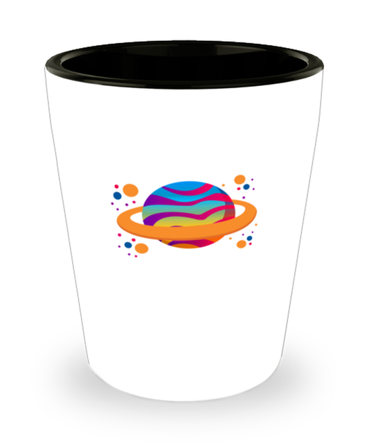 Shot Glass Party Funny Outer Space Planet