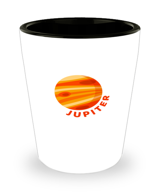 Shot Glass Party Funny Jupiter Outer Space Planet