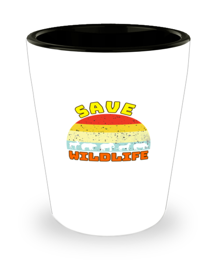 Shot Glass Party  Funny Save Wildlife Animals