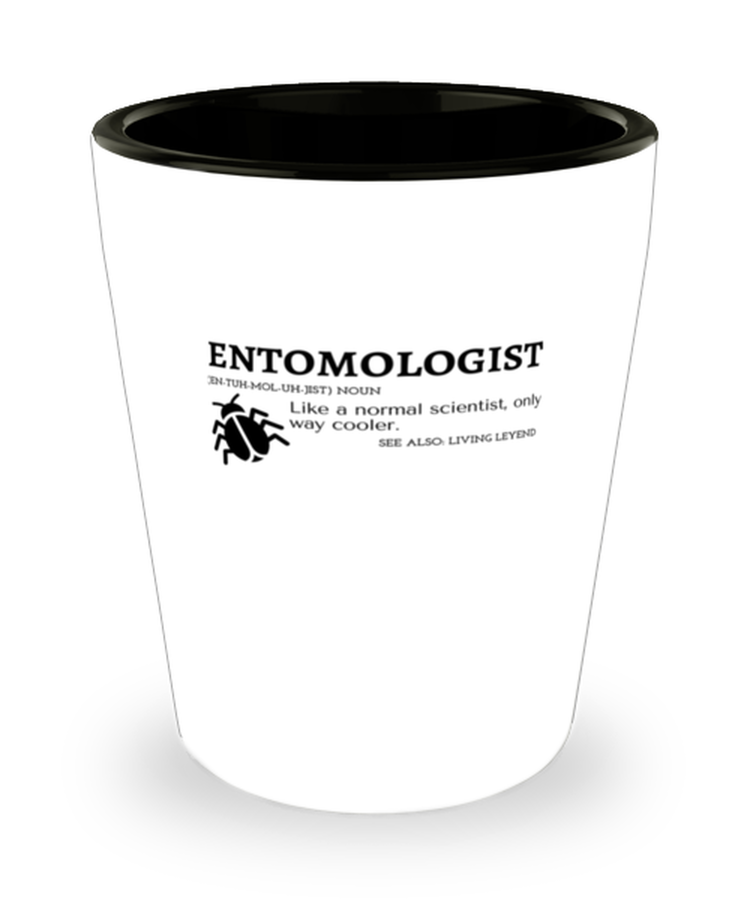 Shot Glass Party Funny emtomologist Entomology