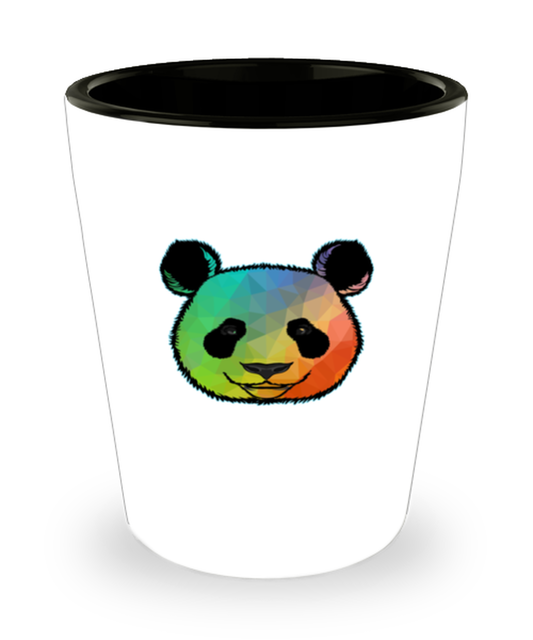 Shot Glass Party Funny Cute Panda Face Animal