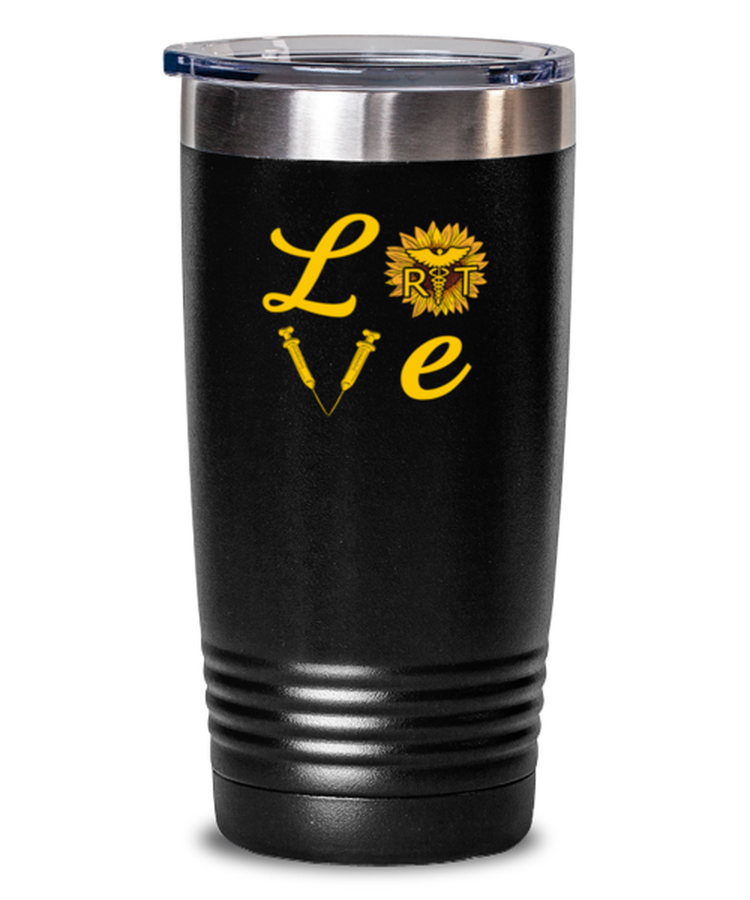 20 oz Tumbler Stainless Steel Insulated Funny Sunflower Love Flower Nurse