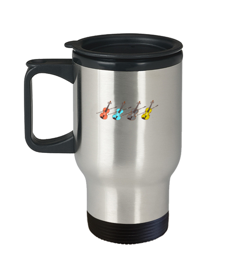 Coffee Travel Mug Funny Violin music instrument