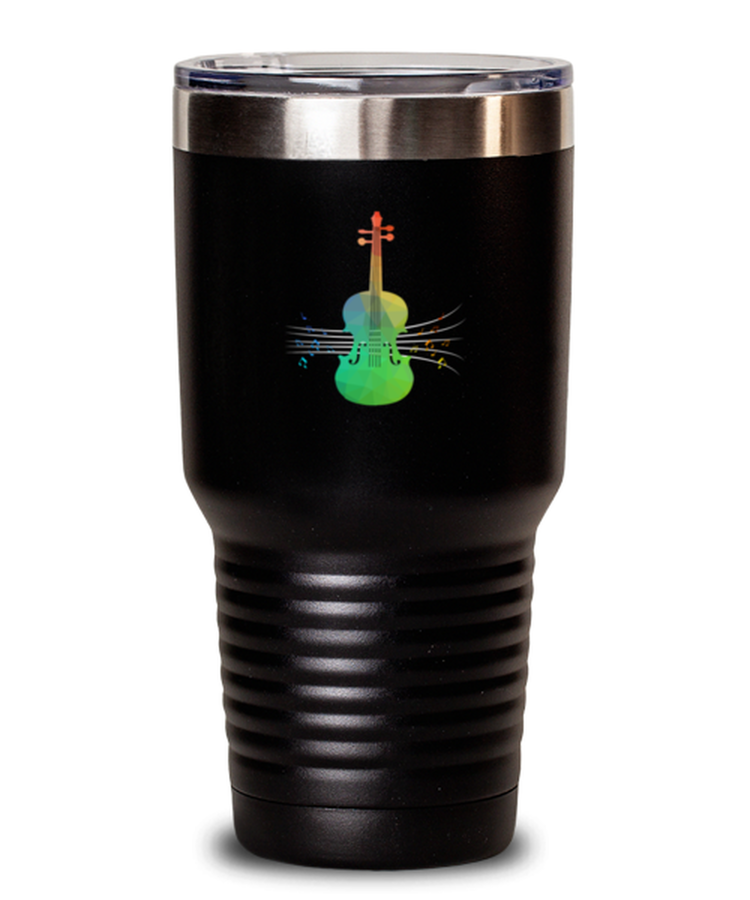 30 oz Tumbler Stainless Steel Insulated Funny Violin music instrument