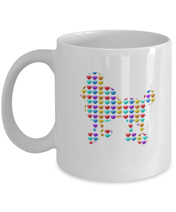 Coffee Mug Funny Poodle Dog Hearts