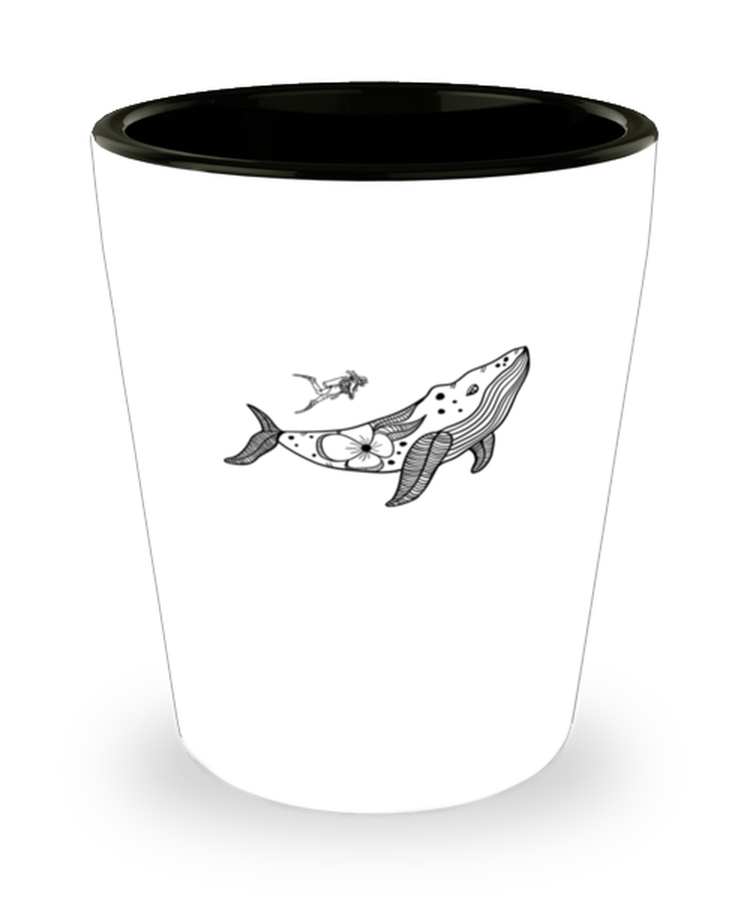 Shot Glass Party Funny Diving With Whale Sharks Ocean Diving