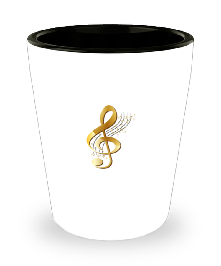 Shot Glass Party Funny Music Note Musician