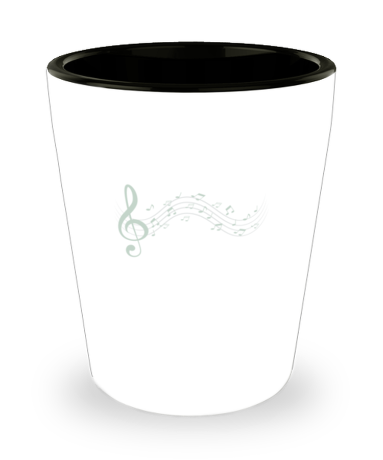 Shot Glass Party Funny Music Note Musician