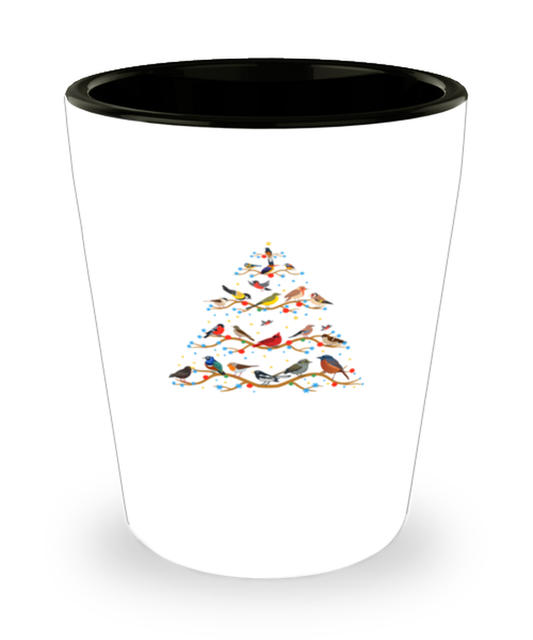 Shot Glass Party Funny  Birds Christmas Tree  Birdkeeping Animals