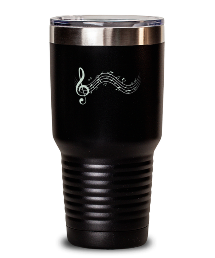 30 oz Tumbler Stainless Steel Insulated  Funny Music Note Musician